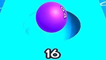 Faster Run 2048 - Ball game 3D ! All Levels Gameplay Part 111 android,ios