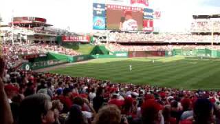 Stephen Strasburg MLB Debut Introduction At Nationals Park Washington DC 6/8/2010