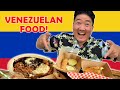 Trying VENEZUELAN FOOD for the First Time (From Arepas to Tequenos!)