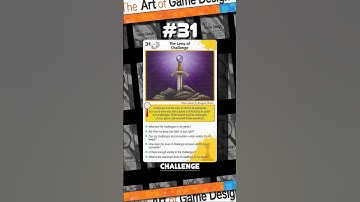 Game Design Tips #31 - Challenge | #gamedev #shorts