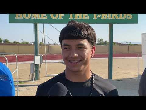 Izaac Robles of Mohave High School is nominated Athlete Of The Week,