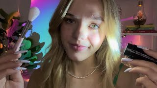 ASMR Face Tracing & Skin Analysis ₊˚ʚ 🌱 ₊˚✧ ﾟ(up-close personal attention)