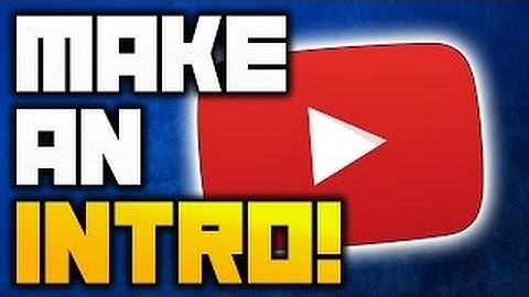 How to make cool 3d  youtube intro with android mobile/device