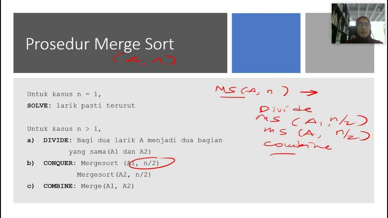 Pengurutan (Sorting) dengan Strategi Divide & Conquer (Merge Sort ...