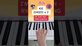 I’m Just Ken - Ryan Gosling (Barbie Movie OST) (Piano Tutorial) #imjustken #barbiemovie2023