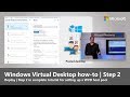 Windows Virtual Desktop how-to | Step 2: Deploy