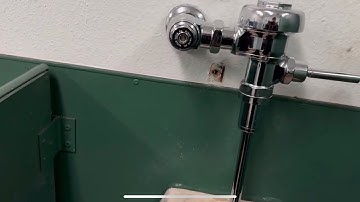 How to rebuild a Sloan valve ( flushometer)