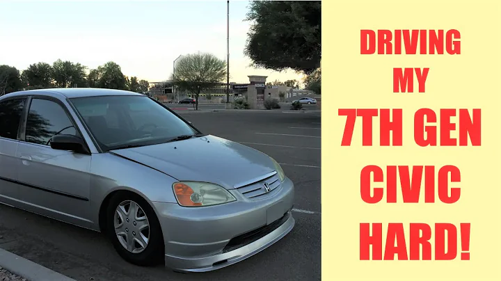 DRIVING MY 7TH GEN CIVIC HARD! project es1 (2002 honda civic lx)