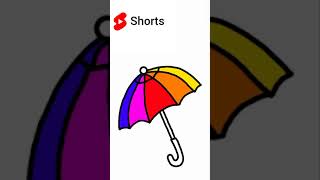 How to draw umbrella | Kak HapncoBaTb 3OHT | Soyabon rasmini chizish | cypet cambin Resimi