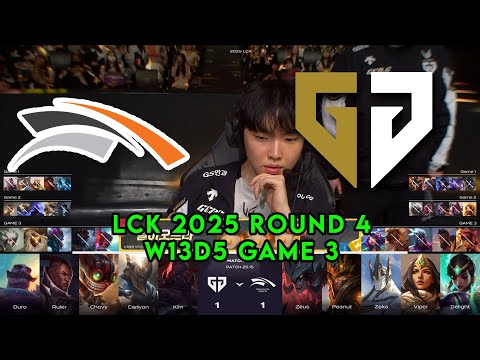 HLE vs GEN Game 3 | LCK 2025 Round 4 Week 13 Day 5 | Hanwha Life vs Gen.G G3
