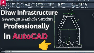🏆 AutoCAD Genius: How to Draw Perfect Sewerage Manhole Sections!