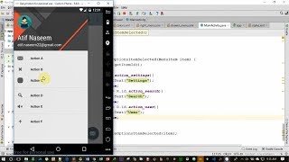 Celebrity How to create Navigation Drawer | Floating Action Bar | Simple Toolbar in Android Profile