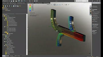 internal flow simulation test and heat exchanger#solidworks #mechanical_design #engineering