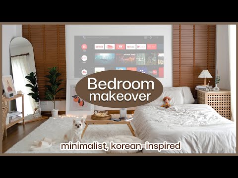 Room makeover แต่งห้องนอนเล็กๆ สไตล์มินิมอล (BenQ) | Holidear