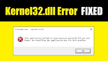 Kernel32.dll Windows 11 - Dynamic Link Library Error On Windows 11 [ Fixed ]