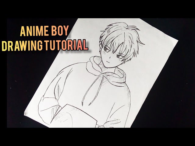 Anime Boy Drawing by BubbleDJ - DragoArt