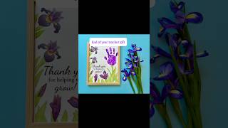 Iris Handprint Teacher Appreciation 💜🌿