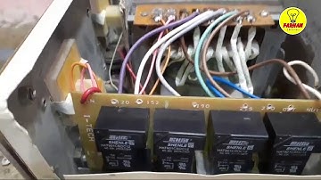 5 Relay Automatic Stabilizer Transformer and i tech circuit  Complete information