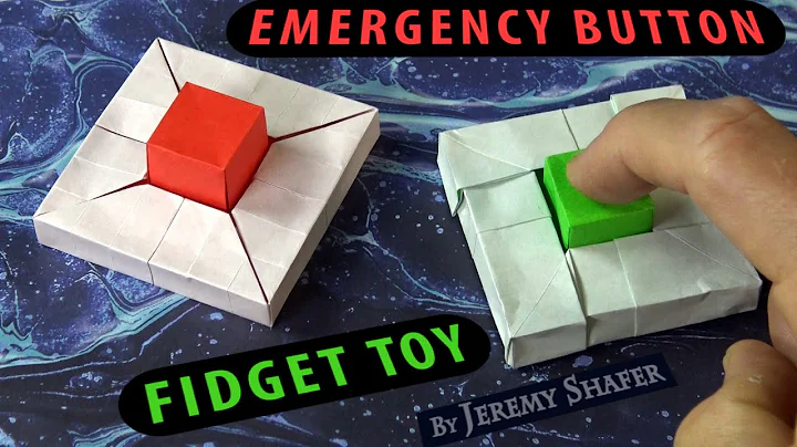 Origami Button  Emergency Button  Fidget Toy