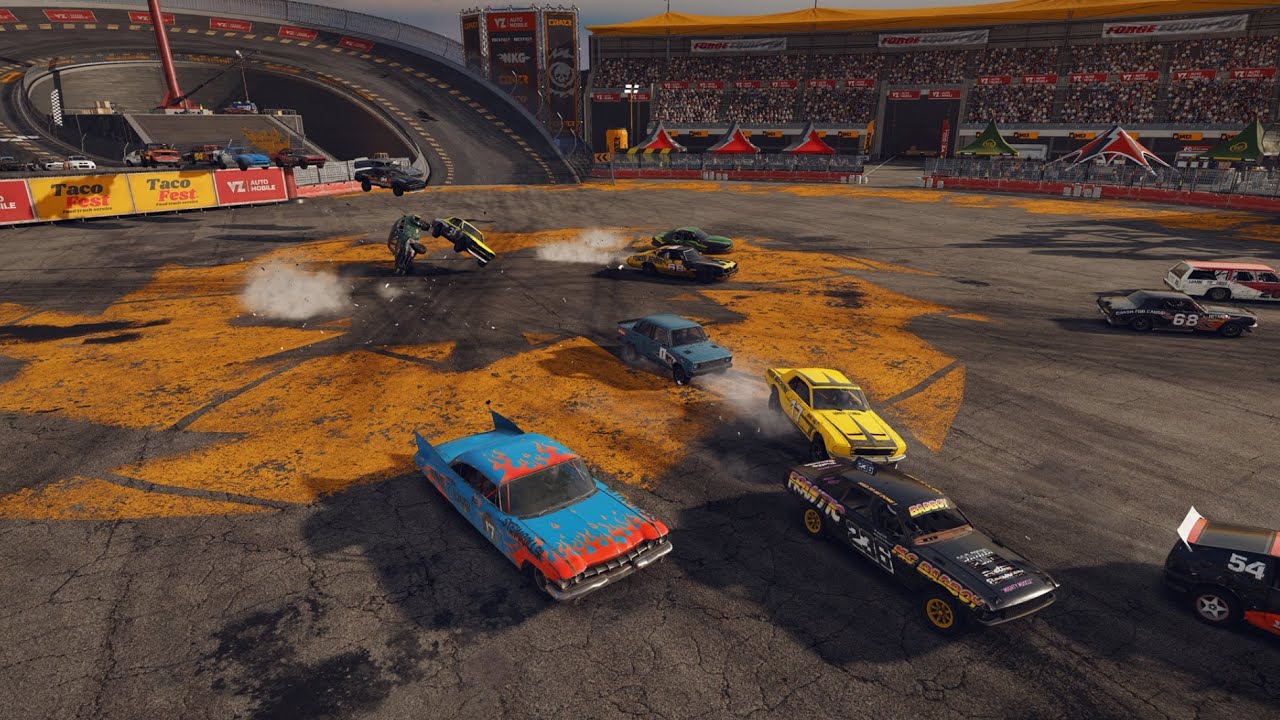 Wreckfest is kinda insane… - YouTube