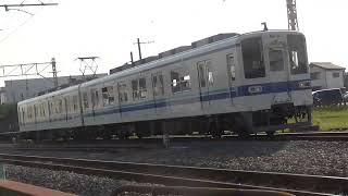 東武8000系発車シーン　Tobu 8000 Series Dsparture Scene