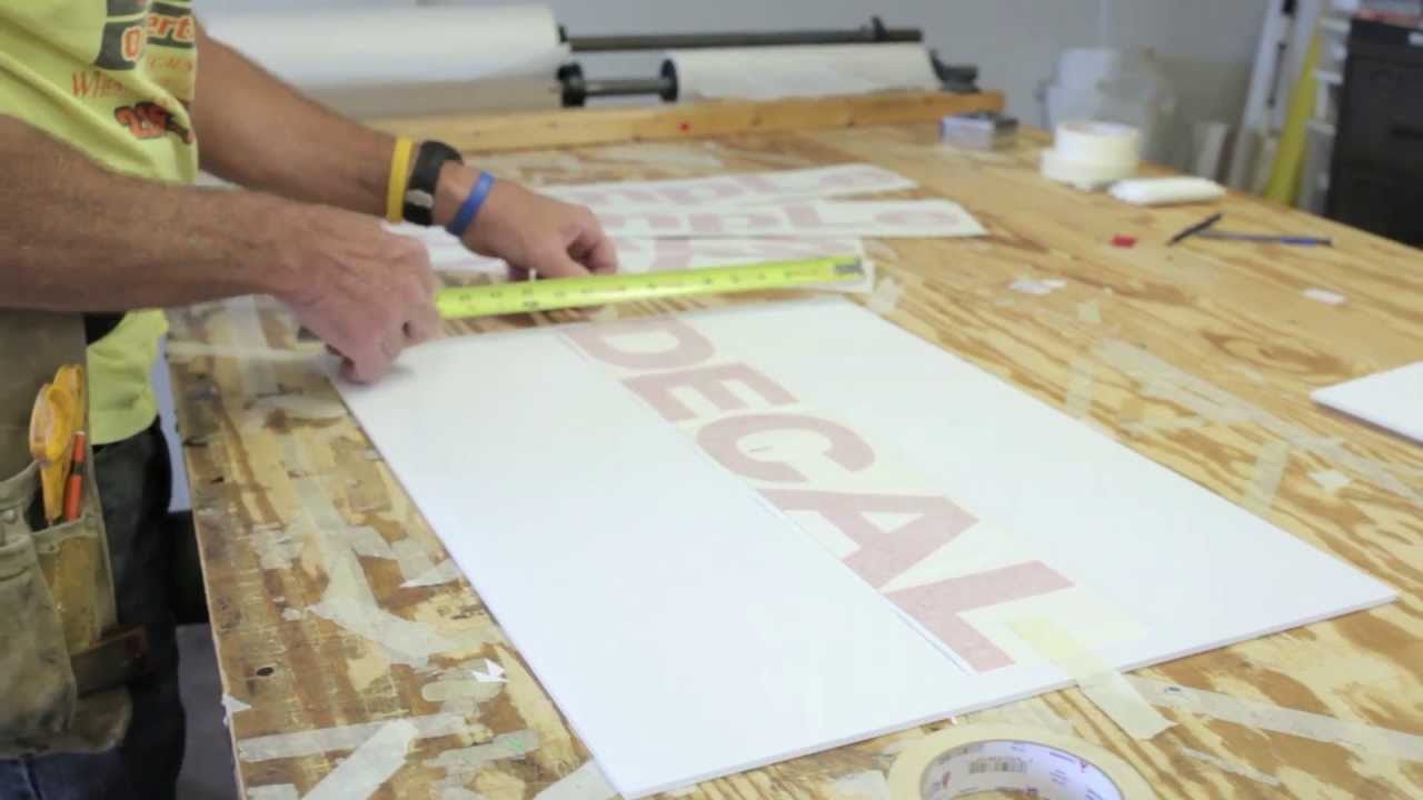 How to Install Decals Part 3 Positioning & Installation YouTube