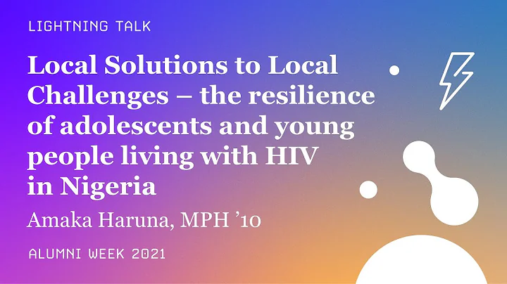 Lokala lösningar för lokala utmaningar - Amaka Haruna, MPH '10