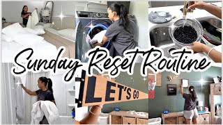 *NEW* SUNDAY RESET ROUTINE || CLEANING MOTIVATION, BACK TO SCHOOL PREP &amp; DINNER IDEA