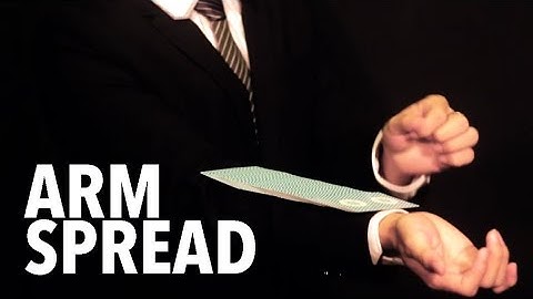 Cardistry for Beginners: Spreads - Arm Spread Tutorial