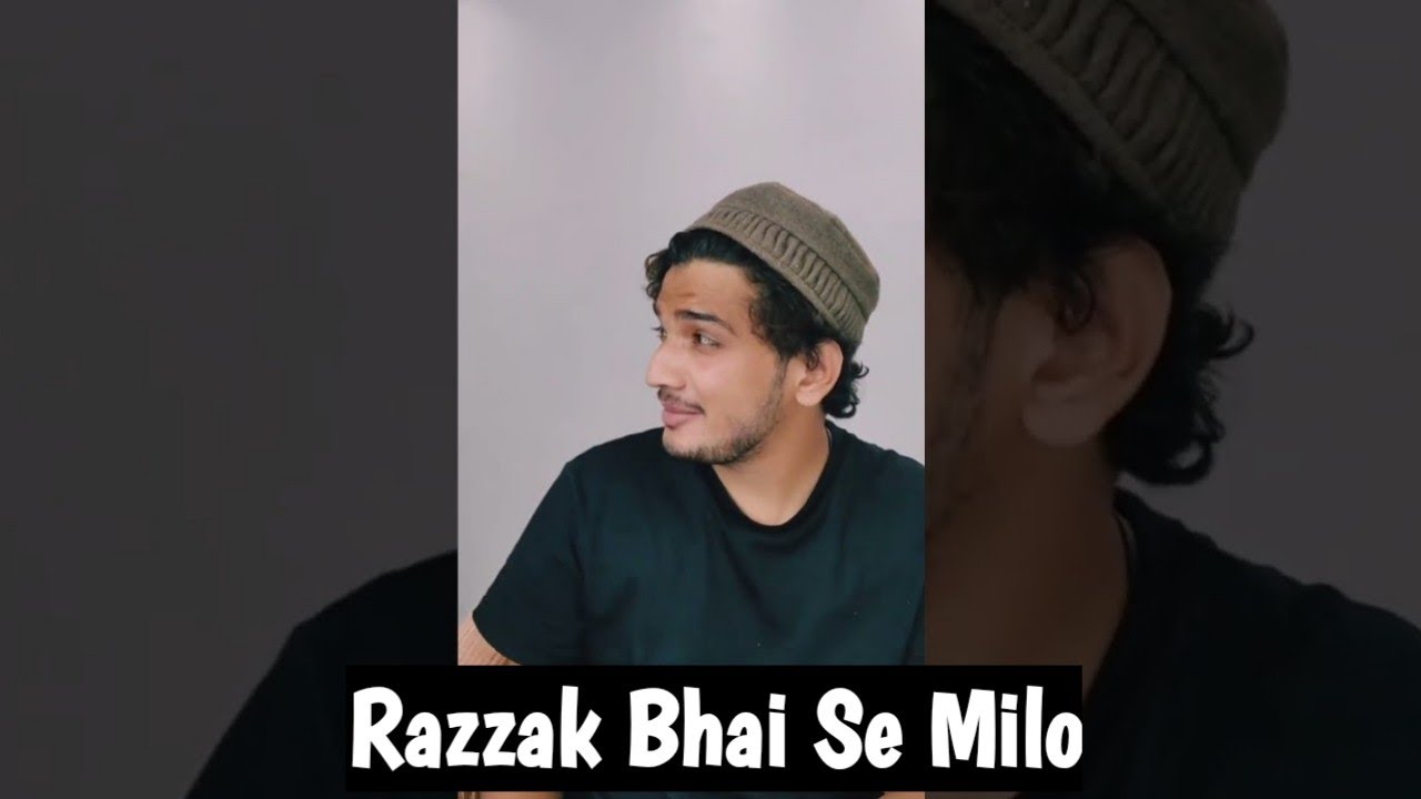 Razzak bhai Standup comedy video Munawar faruqui - YouTube
