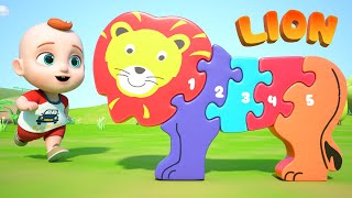 Puzzle Play 🧩 Giant Crayons Surprise Toys + More Kids Songs | Lolo Nursery Rhymes & Baby Songs