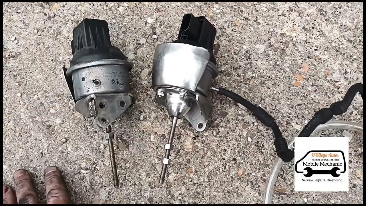 VW Passat 2.0Tdi P0299 Turbo Actuator Replacement Removal Fitting - YouTube