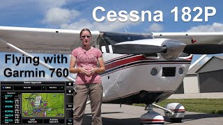 Cessna 182P For Sale Test flight with Garmin 760