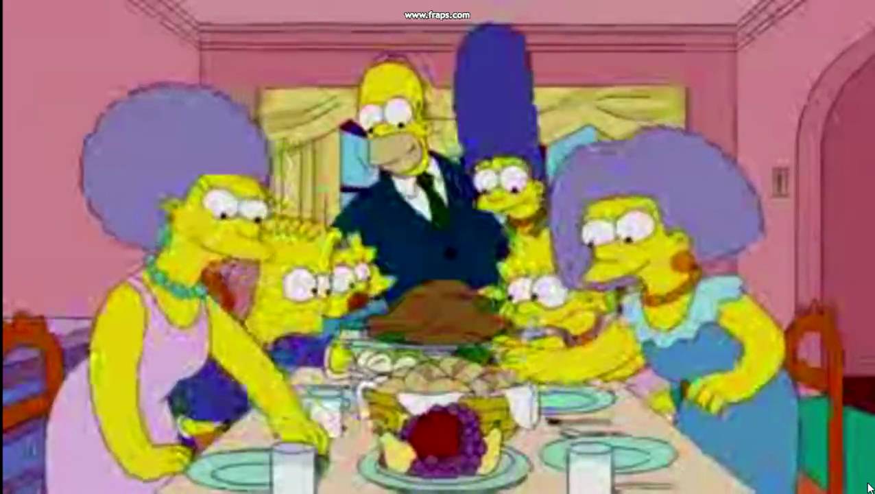 Simpsons Thanksgiving YouTube