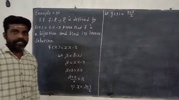 Class 11th maths | Example 1.30  | 1.sets, Relation and  Functions | Tnscert