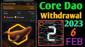 Core Coin Withdrawal Process | Core Coin Transfer Update | Core Coin New Update February 2023 |