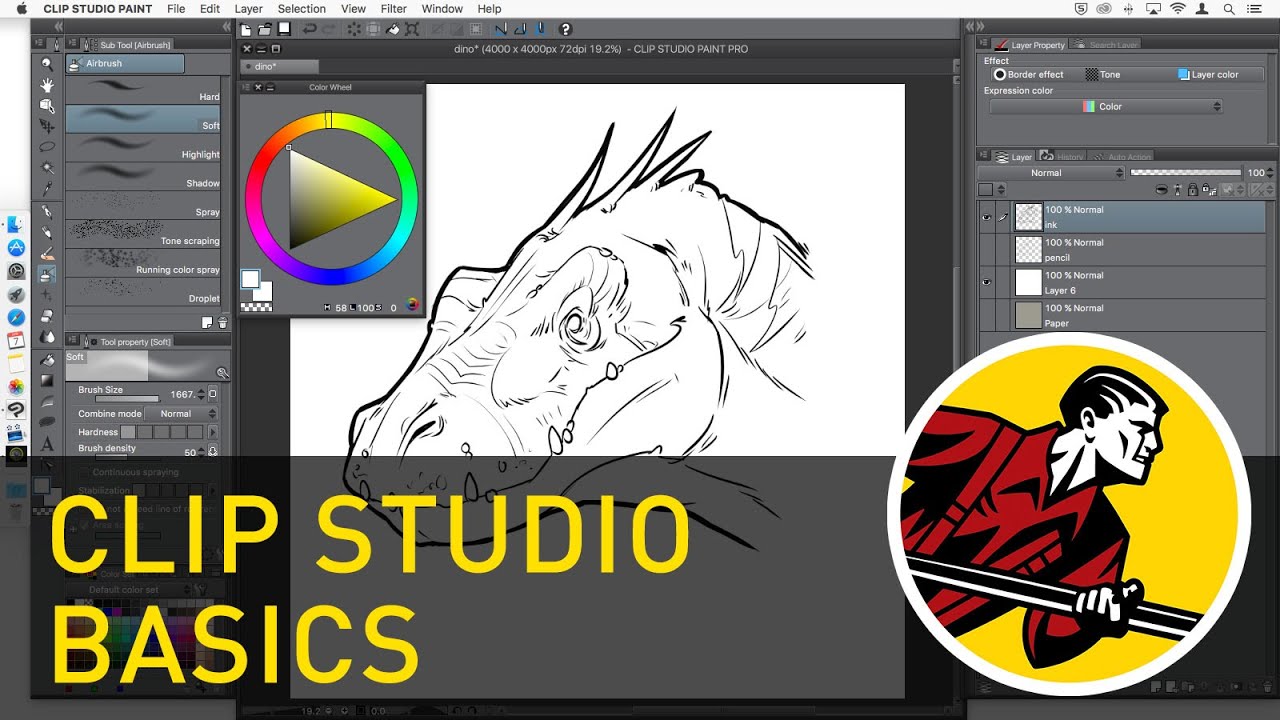 Clip Studio Paint Basics (Updated video available!) - YouTube