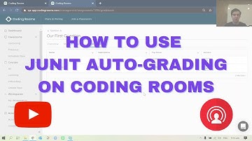 How to use JUnit Auto-grading on Coding Rooms