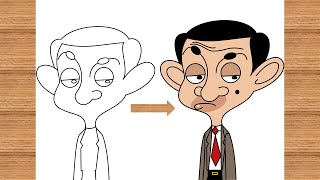 How To Draw Mr Bean Step By Step / Easy Drawing /Tamanna's Drawing