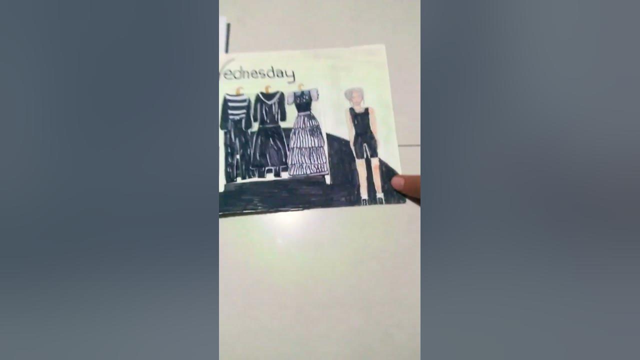 Wednesday pop up book ||##vanshika art and craft ||##shorts ##DIY