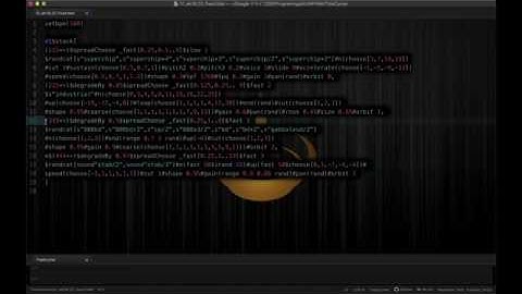 Fragment of Raw Code 01 [Tidalcycles livecoding]