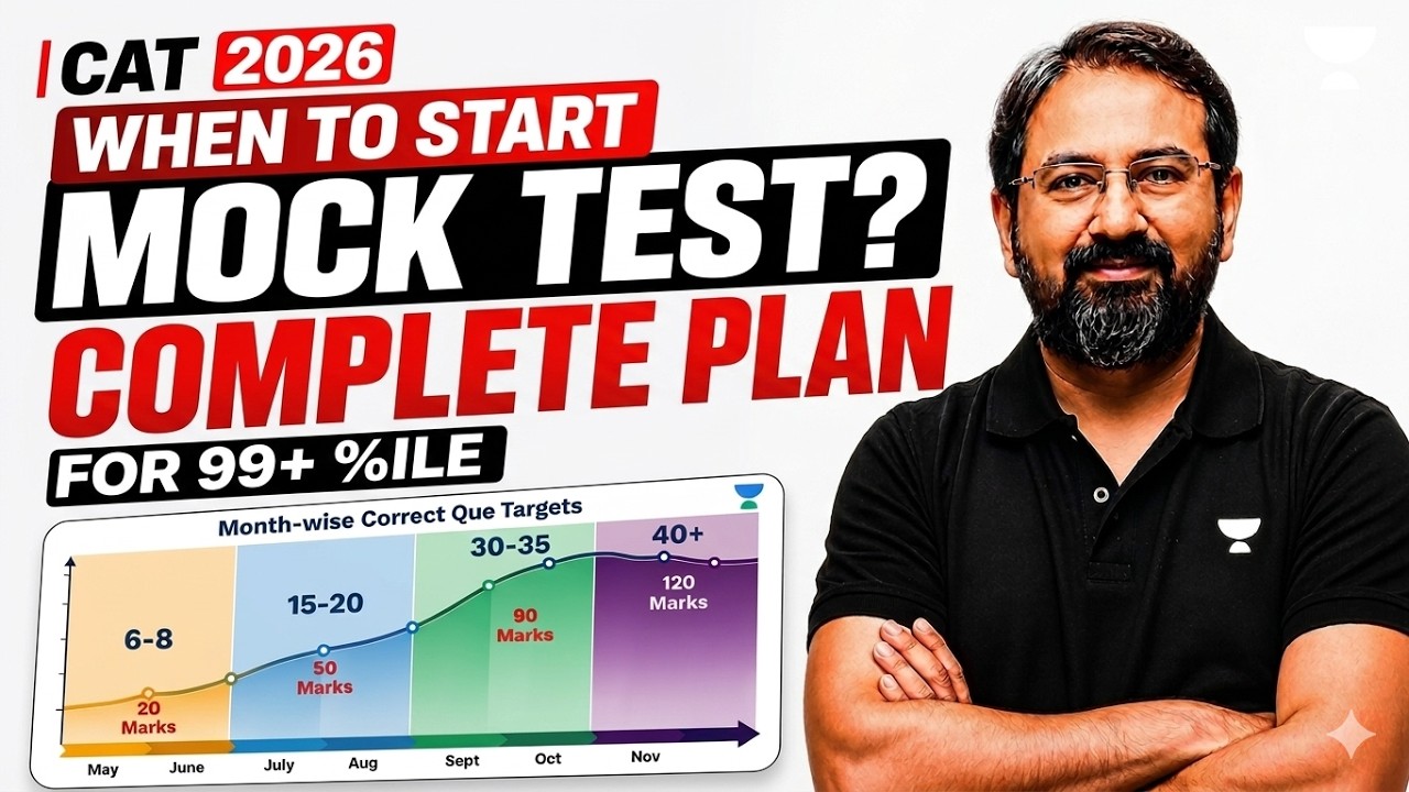 When to Start Mock Tests for CAT 2026? Complete Plan for 99+ Percentile ...