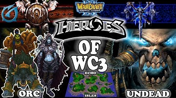 Grubby | Warcraft 3 TFT | 1.30 | ORC v UD on Echo Isles - Heroes of WC3!