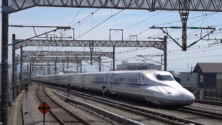 東海道新幹線　N700系G5編成 のぞみ21号　新富士駅通過　2022.05.30撮影