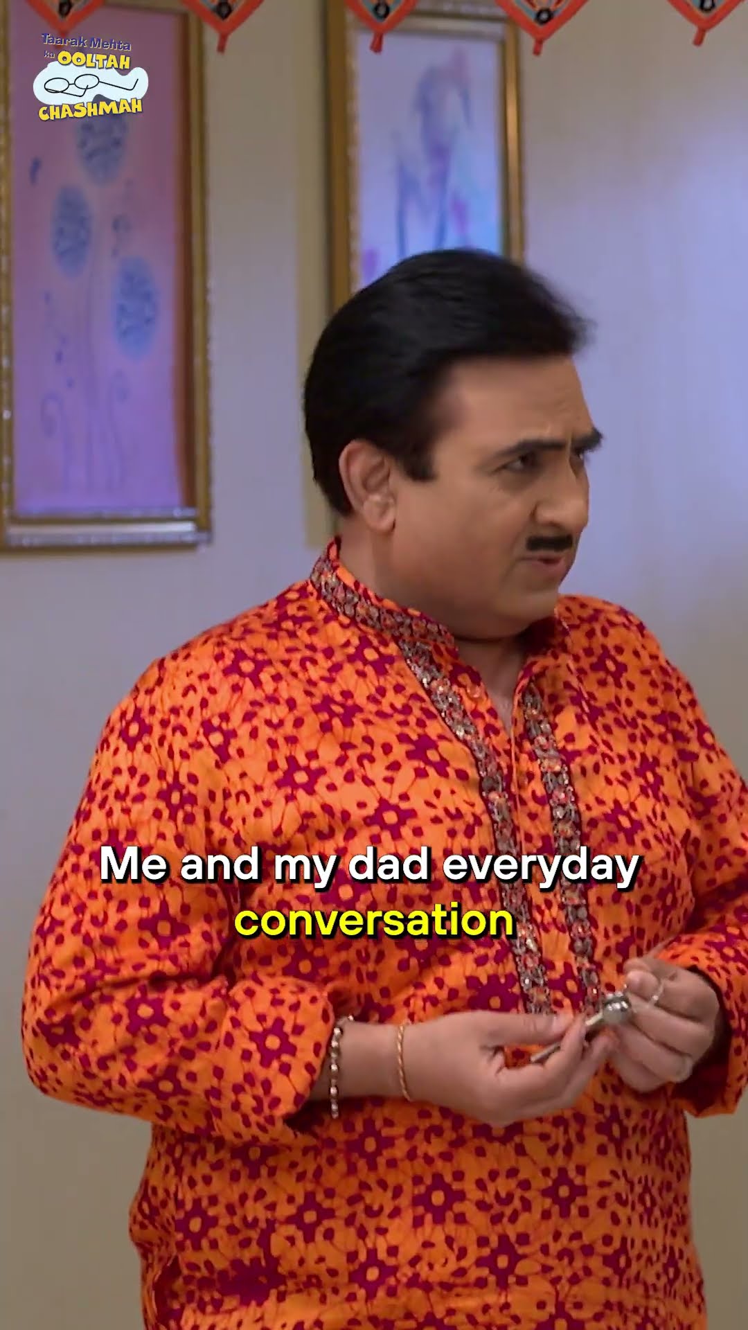 Me and my dad everyday conversation!#tmkoc #funny #comedy #relatable #shorts #funnyshorts