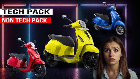 Chetak Tech pack लेना है जरूरी 😢? Bajaj Chetak Tech pack vs non tech pack review | techpack
