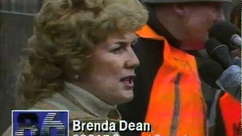 Brenda Dean at the Wapping dispute