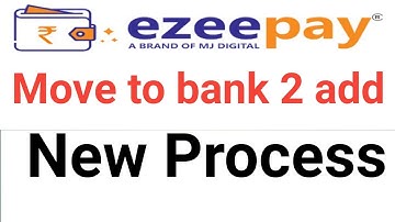 Ezeepay Move to bank add new process ||Ezeepay bank add || Enamul Bangla