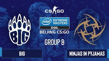 CS:GO - BIG vs. Ninjas in Pyjamas [Vertigo] Map 1 - IEM Beijing 2020 Online - Group B - EU