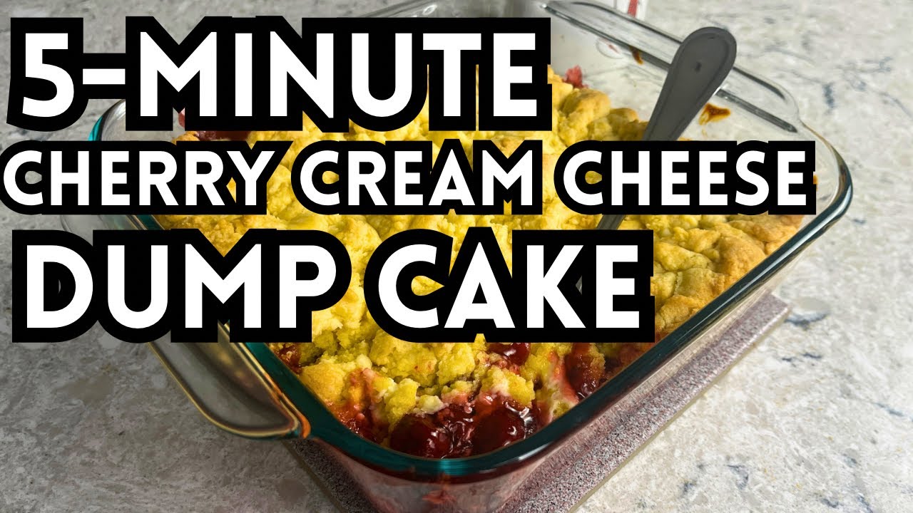 Датский пирог с вишней и сыром | 5 минут работы!